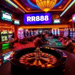 RR88 offers an exciting casino experience with vibrant roulette games and engaging players.