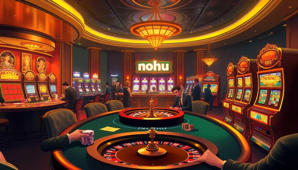 Nohu enhances your gambling experience with thrilling poker tables and exciting slot machines.