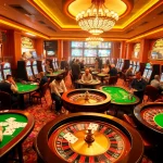 Experience the thrill of gaming with 188v.ink’s vibrant casino scene featuring poker tables and slot machines.