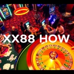 Players engaging with a roulette wheel in an exciting casino setting, showcasing XX88 HOW's vibrant gaming atmosphere.