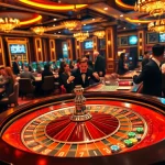 Experience the thrilling atmosphere of a casino where players engage in games like roulette and blackjack, embodying the excitement of XX88 gaming.